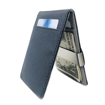 韩版超薄钱夹男士不锈钢