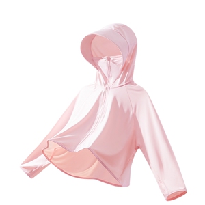 史努比女童防晒衣夏季2024新款冰丝防晒服儿童装防紫外线斗篷外套
