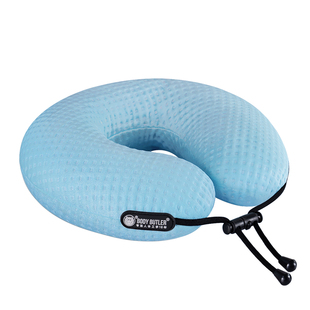 荞麦护颈u型枕旅行便携护脖长途坐车护脖睡觉专用飞机夏冰丝u形枕