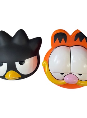 创意XO企鹅加菲猫存钱罐摆件