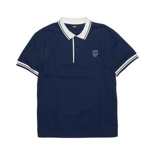 MLB官方 男女情侣凉感防晒polo衫时尚条纹边短袖25夏季新款PQB02