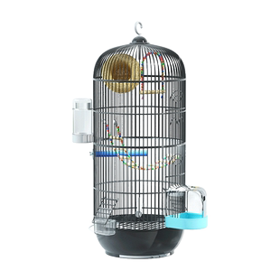 宠尚天鹦鹉鸟笼虎皮玄凤牡丹珍珠鸟豪华别墅圆形大号金属鸟笼子