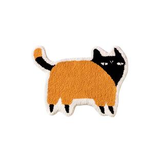 张乐陆X暖藻 可爱猫咪卧室床边毯吸水防滑脚垫卡通地毯儿童房地垫