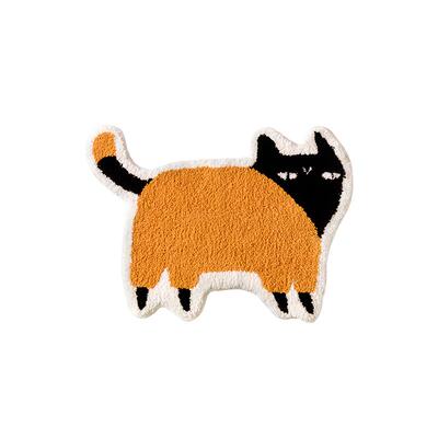 暖藻张乐陆儿童房脚垫混纺卡通