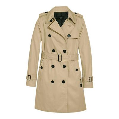 COACH 蔻驰风衣女士翻领中长款经典款风衣外套F34024