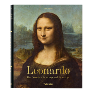 【现货】【TASCHEN出版】莱昂纳多达芬奇Leonardo da Vinci 完整画集蒙娜丽莎封面500周年纪念版 绘画素描作品全集 英文原版图书