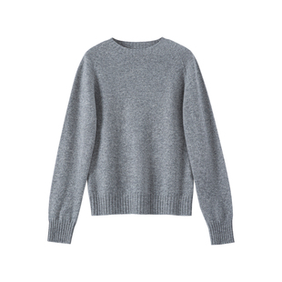 YANGLE_绵羊毛毛衣冬季女2025年新款韩系慵懒无缝一体山羊绒上衣