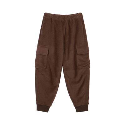 宽松休闲束脚长裤omme蓬马