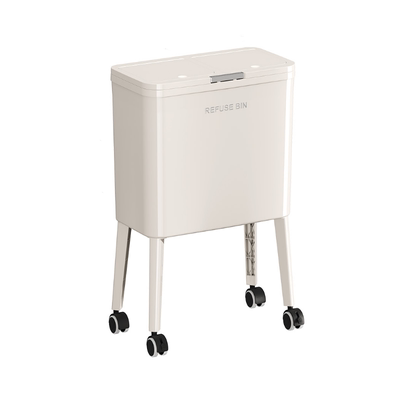 厨房垃圾桶家用2025新款厨余干湿分离大容量移动免弯腰高脚垃圾筒