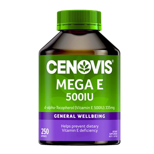 澳洲直邮Cenovis萃益维天然维生素e软胶囊油ve进口维他命e高含量