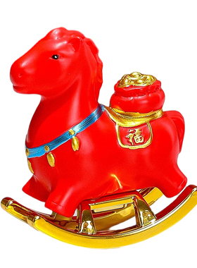 马上好运摆件马年吉祥物精美礼盒