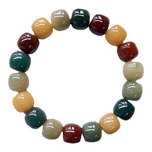 【琵琶颂】原生态老料多宝菩提根手串真品绕指柔解压盘玩佛珠手链