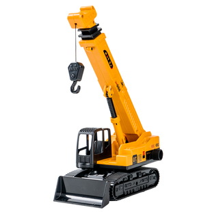 工程车玩具车儿童可升吊车惯性起重机模型男孩3-6岁益智大号塔吊