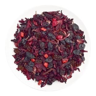 景区同款花果茶厦门厂家朗姆覆盆子樱桃玫瑰蓝莓浆果茶250克500克