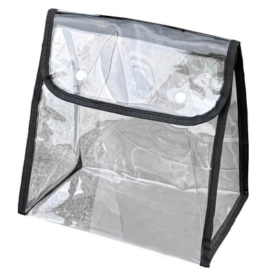 卡通电动车前置挂袋防水挂包大容量物兜通用透明收纳外出杂物挂包