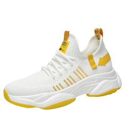 【胖脚专属】透气飞织大码男鞋