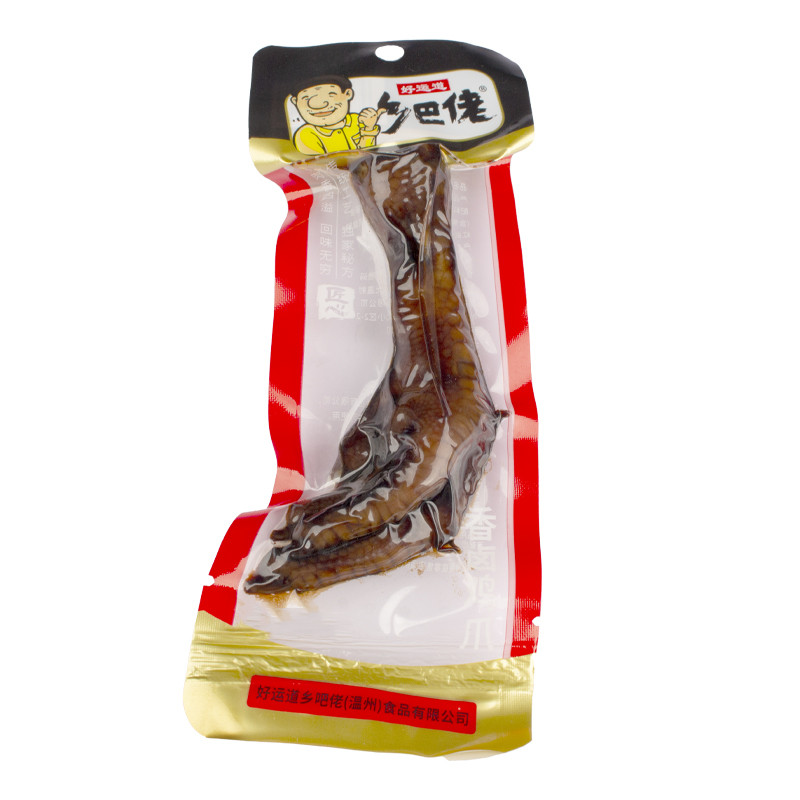 清真38乡巴佬风味五香卤味凤爪鸡爪童年零食开袋即食独立包装30g