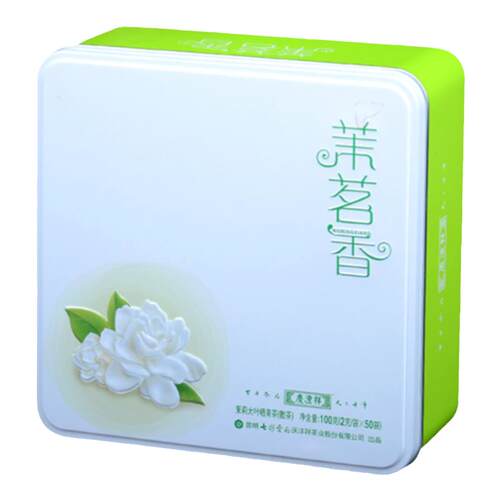 七彩云南庆沣祥普洱茶茉茗香 茉莉味普洱生茶叶散茶2g/袋50袋100g