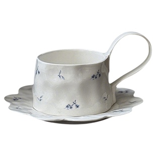 U Mi LIVING · 碎花 | 杯具法式复古碎花手作陶瓷咖啡杯碟高颜值