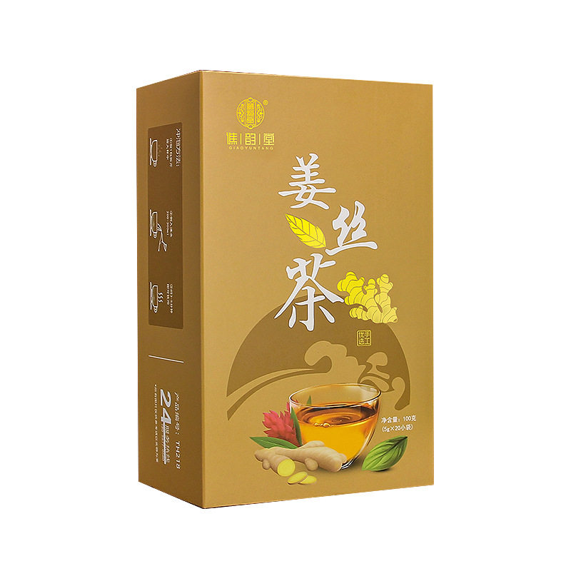 纯姜丝茶条干老姜汤男女生姜茶茶包泡茶