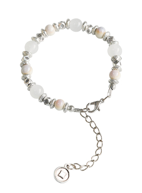 民族风陶瓷手串景德镇瓷珠编织手绳女轻奢高级感小众精致学生手链