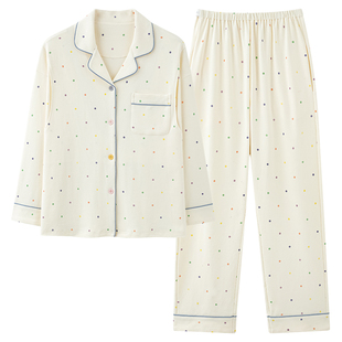 高级感怀孕期月子服春秋冬季睡衣女款纯棉长袖孕妇哺乳产后家居服