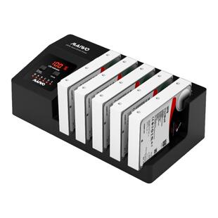 麦沃2.5/3.5寸硬盘盒五盘位硬盘座二手盘数据删除抹除外置读取器