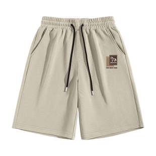 班尼路纯棉短裤男士夏季宽松百搭外穿裤衩男生休闲运动五分裤男LF