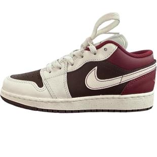 nike耐克春季新年款大童鞋AJ1运动休闲鞋篮球鞋IR7600-211