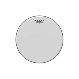 瑞盟REMO 军鼓皮14寸 单层 双油皮 喷砂 黑色 仿兽 弱音环 加强点