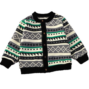 宝宝外套秋冬男宝男童2025新款小孩帅气一体绒绒加绒保暖上衣开衫