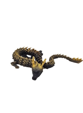 BJD迷你中国龙鱼缸造景摆件