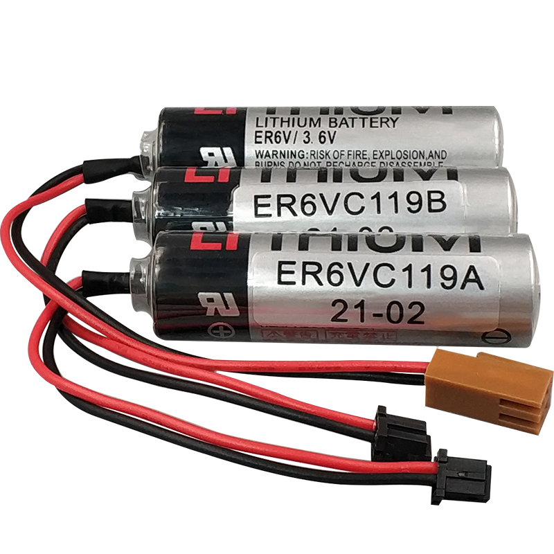三菱M70系统电池ER6V/3.6V ER6VC119AB加工中心CNC机床伺服驱动器