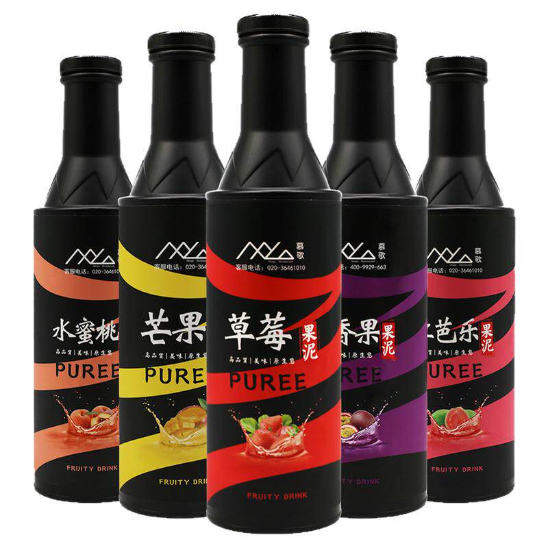 慕歌果泥1.2kg/瓶含果肉口感好