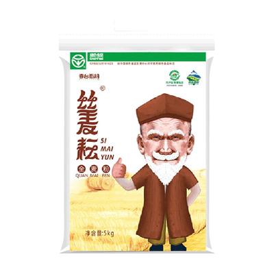 新疆丝麦耘全麦家用烘焙面粉5kg