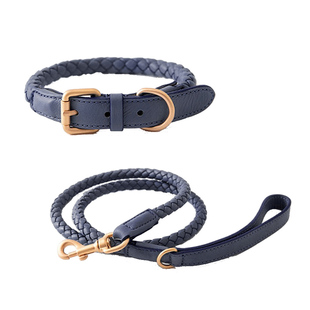 狗项圈中型犬颈圈牵引绳子高端大型狗脖圈结实网红柯基金毛宠物