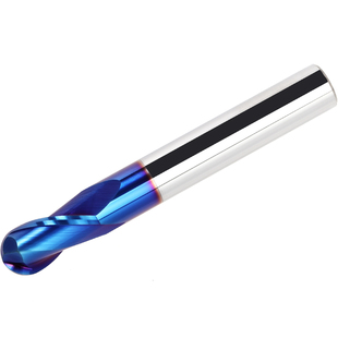 德特不锈钢专用球刀铣刀65度钨钢合金硬质数控圆头球形球头立铣刀