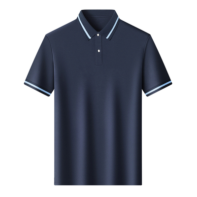 汤米短袖商务风polo衫抗菌排汗