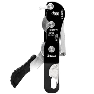 攀岩STOP防慌乱手控下降器安全绳高空作业绳索上升下降自锁缓降器