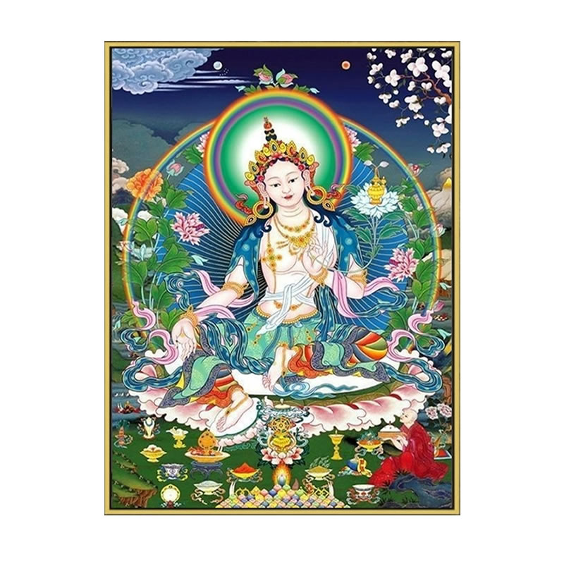 白度母钻石画佛母观世音多罗菩萨