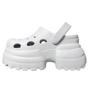 10cm超高跟踩屎感多巴胺星星链条鞋花洞洞鞋时尚纯色休闲凉拖鞋