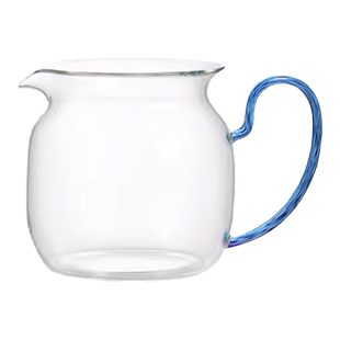 自慢堂玻璃公道杯官方授权店手工高硼硅分茶器侧把茶盅功夫茶具