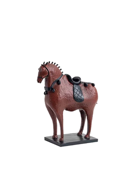 【可开发票】复古唐马摆件工艺品