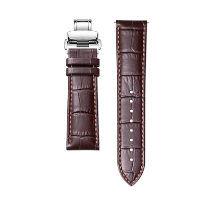 丹灵公主真皮表带代用天梭力洛克