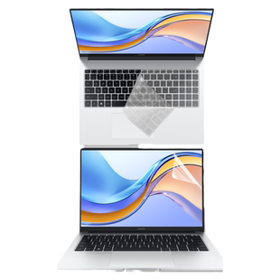 适用荣耀MagicBookPro16键盘膜2024款笔记本保护膜x16plus电脑屏幕贴膜x14/x15透明防尘套16Pro钢化膜v14贴纸