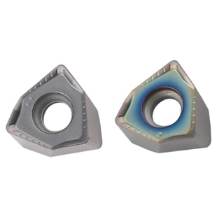 数控铣刀片 6NGU060408-M  双面6刃全磨制方肩铣刀片不锈钢