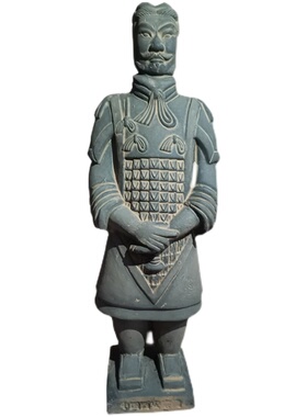 兵马俑旅游纪念品25cm单个俑摆件