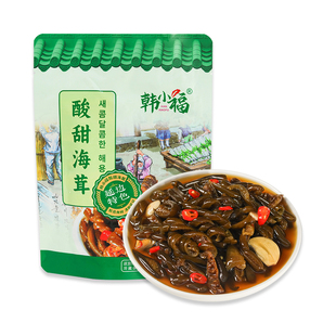 延边特色小菜酸甜海茸丝海茸菜开袋即食凉拌海笋海松茸韩小福海茸