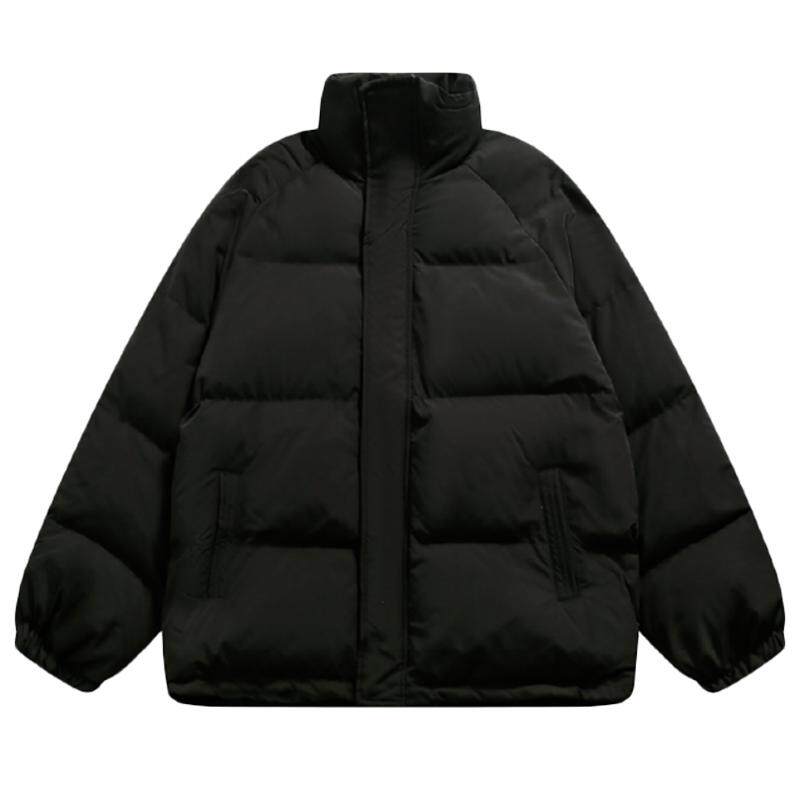 男士羽绒棉服冬季加厚2026新款潮棉衣无帽立领面包服韩版潮流外套