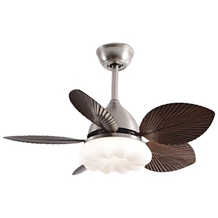 轻法式复古高端客厅风扇灯新中式餐厅带电风扇吊灯中古卧室吊扇灯